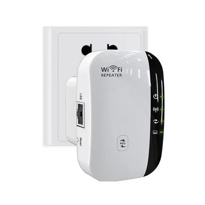 Підсилювач WiFi сигналу 802.11N 300 Мбіт/с. Wifi репітер з Lan. Бездротова точка доступу 2026181859 фото