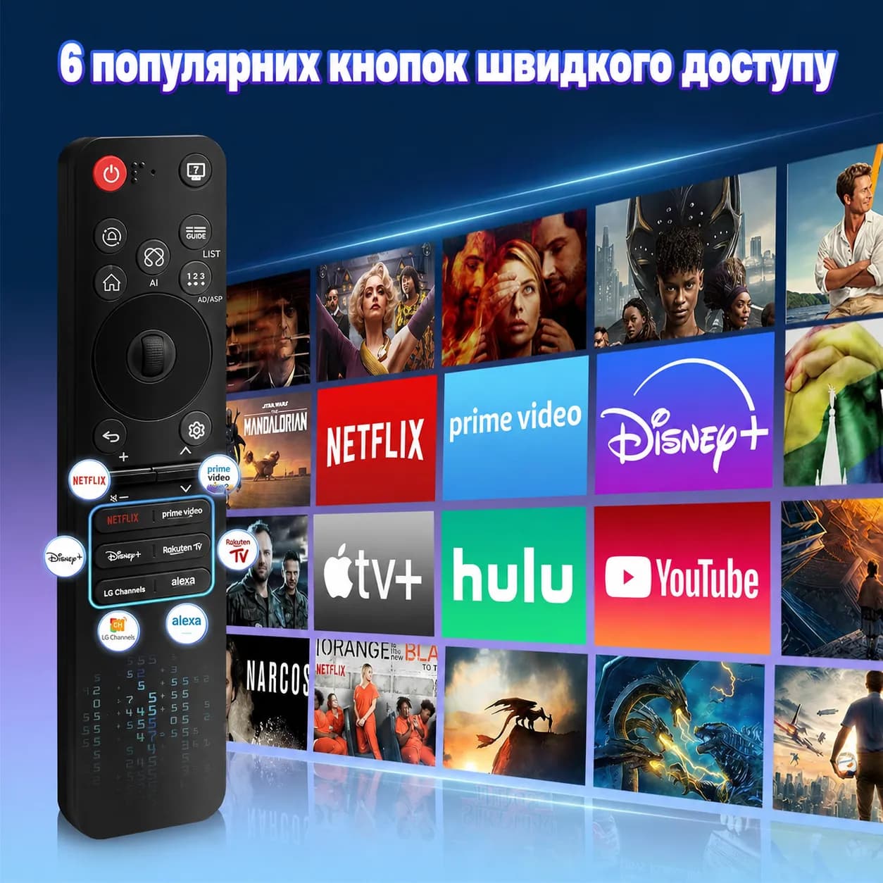 Пульт LG Magic Remote AN-MR25GA з голосовим керуванням та гіроскопом thumbnail 7