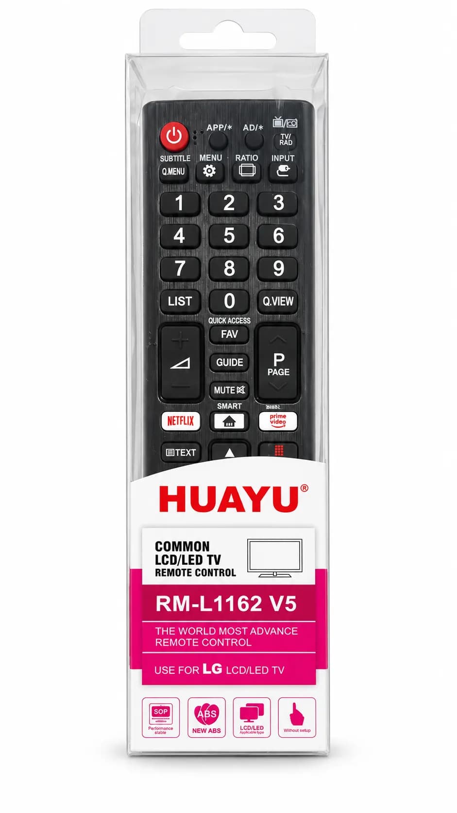 Універсальний пульт Huayu RM-L1162 V5 для LG thumbnail 2