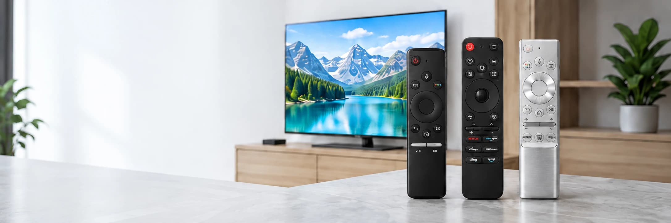 Голосові пульти Samsung, LG MR25GA та сталевий Samsung