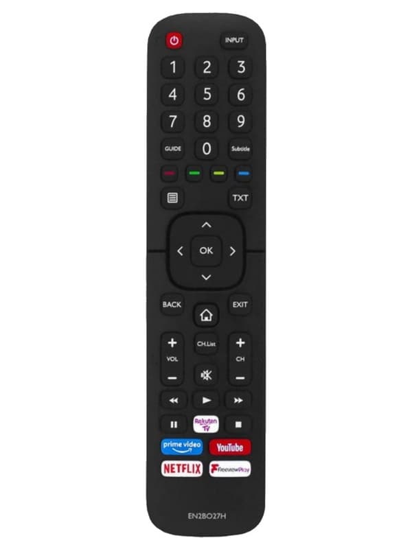 Пульт для телевізора Hisense EN2B027H Smart TV (Netflix, YouTube, Prime Video)