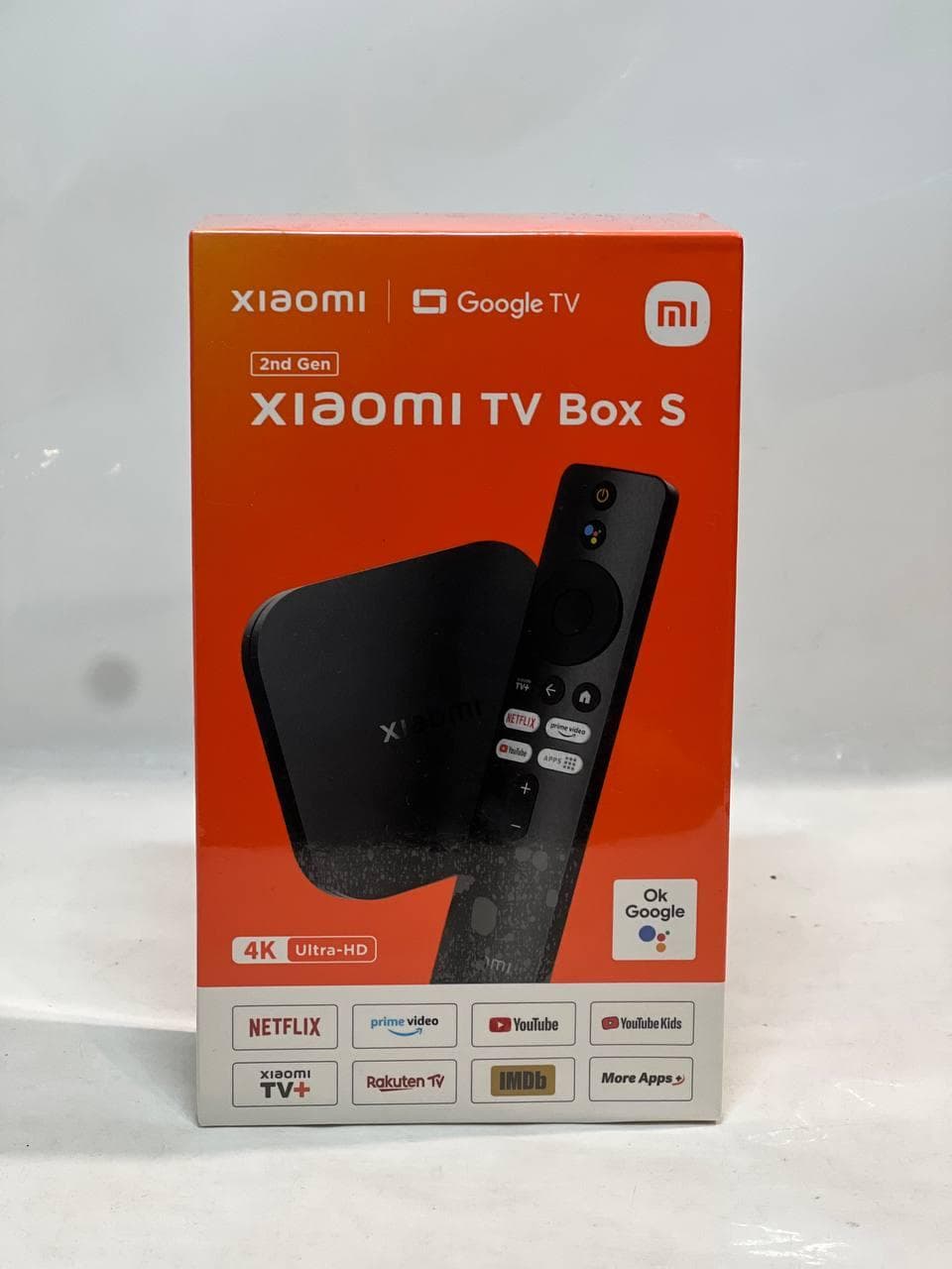 ТВ Приставка медіамлеєр Xiaomi Mi Box S 4K 2nd Gen MDZ-28-AA (для телевізорів) Google TV