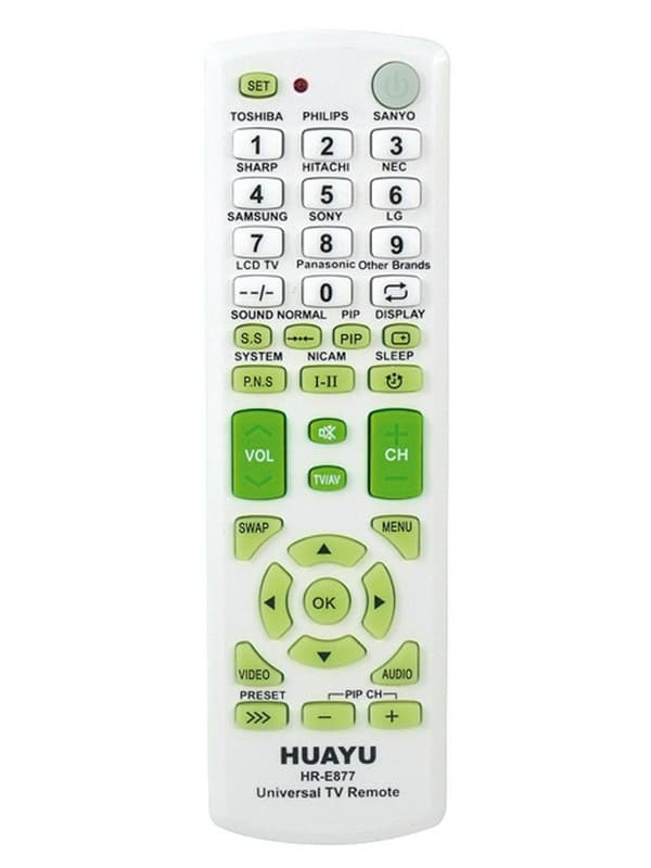 Універсальний Пульт Huayu HR-E877 Green