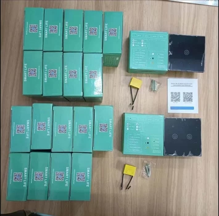 Сенсорний вимикач світла одинарний Tuya Smart Wifi, 220 В thumbnail 3