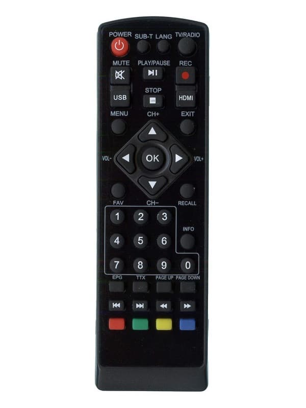 Пульт для тюнера цифрового ефірного телебаченя DVB-T2 Beko T3 T5 T7
