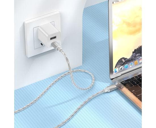 Кабель Borofone BX95 Type-C to Type-C PD 60W 1m silver thumbnail 5