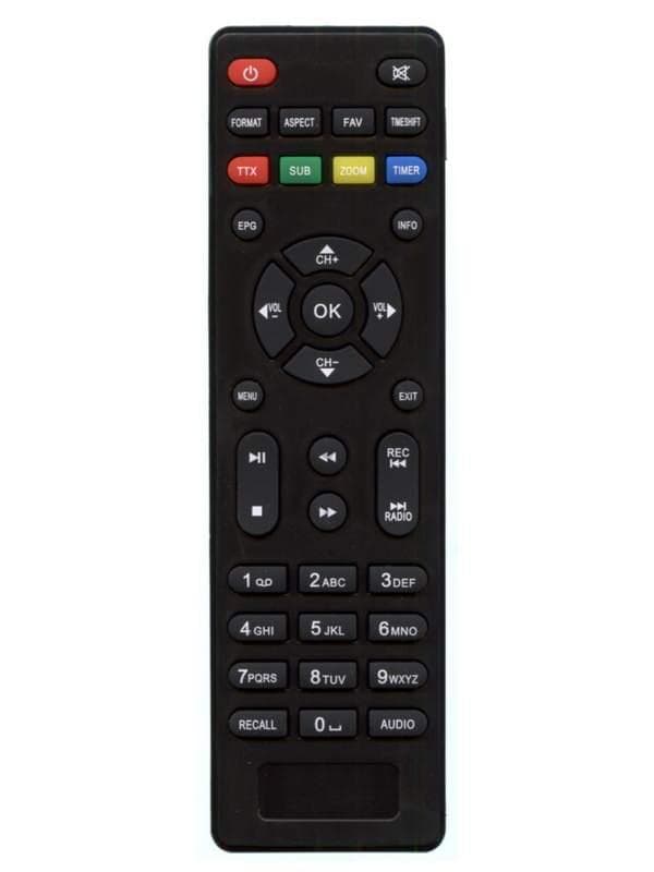 Пульт для тюнера цифрового ефірного телебаченя DVB-T2 Romsat T8005HD