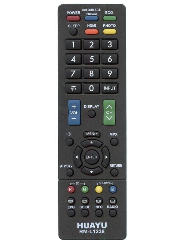 Універсальний пульт Huayu RM-L1238 для телевізорів Sharp
