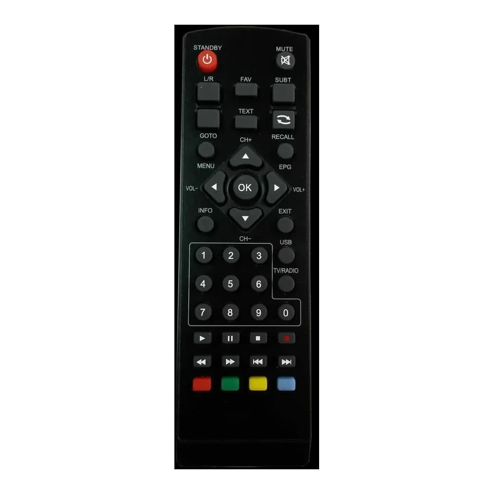 Пульт DVB-T2 SKYPRIME V T2, HD MINI L, ERGO STB-1108