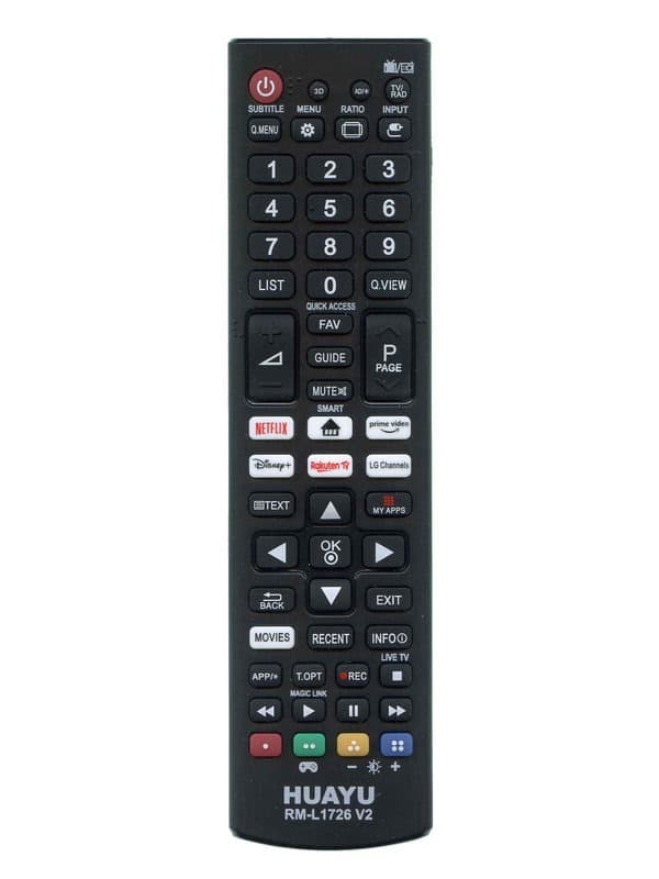 Універсальний пульт HUAYU RM-L1726 V2 для LG