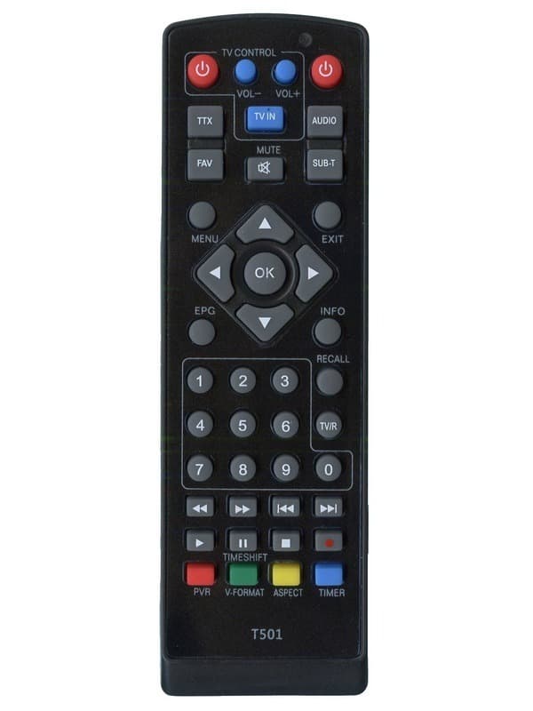 Пульт для тюнера Satcom T501 DVB-T2