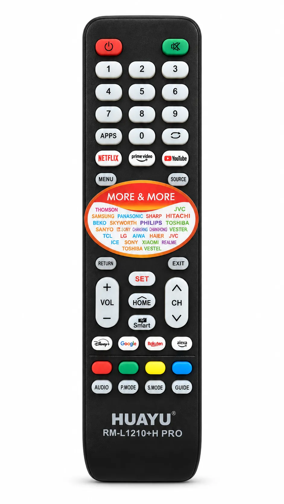 Універсальний пульт Huayu RM-L1210+H Pro для LCD/LED TV