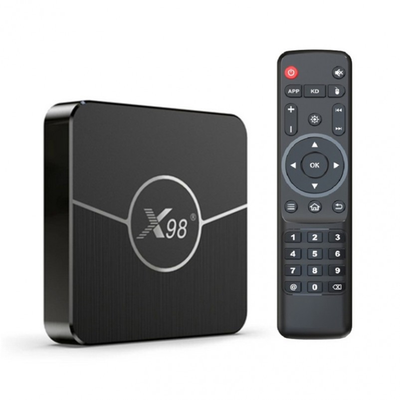 Смарт ТV Приставка X98 Plus Android 11 Amlogic S905W2 (Android Smart TV BOX, Андроид Смарт ТВ Приставка, Андроїд ТБ бокс)