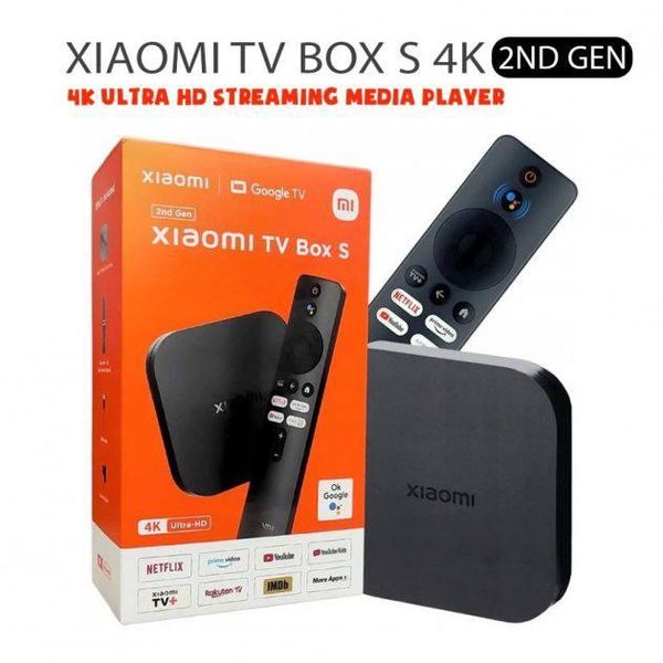 ТВ Приставка медиамлеер Xiaomi Mi Box S 4K 2nd Gen MDZ-28-AA (для телевизоров) Google TV 90 фото