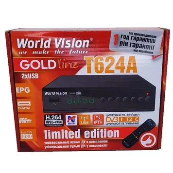 Т2 ресивер World Vision T624A 65855 фото