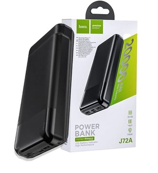 Power Bank Hoco J72A 20000 мАг Easy Travel Чорний (J72A) 975321 фото