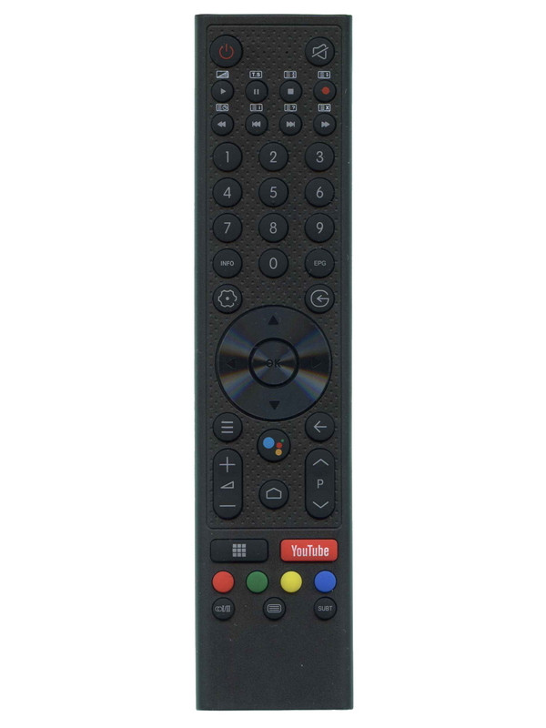 Пульт Grunhelm GT9FHDFL40-GA2 Smart TV з голосовим керуванням, YouTube