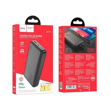 Power Bank Hoco J87A 20000 mAh Black 50989 фото