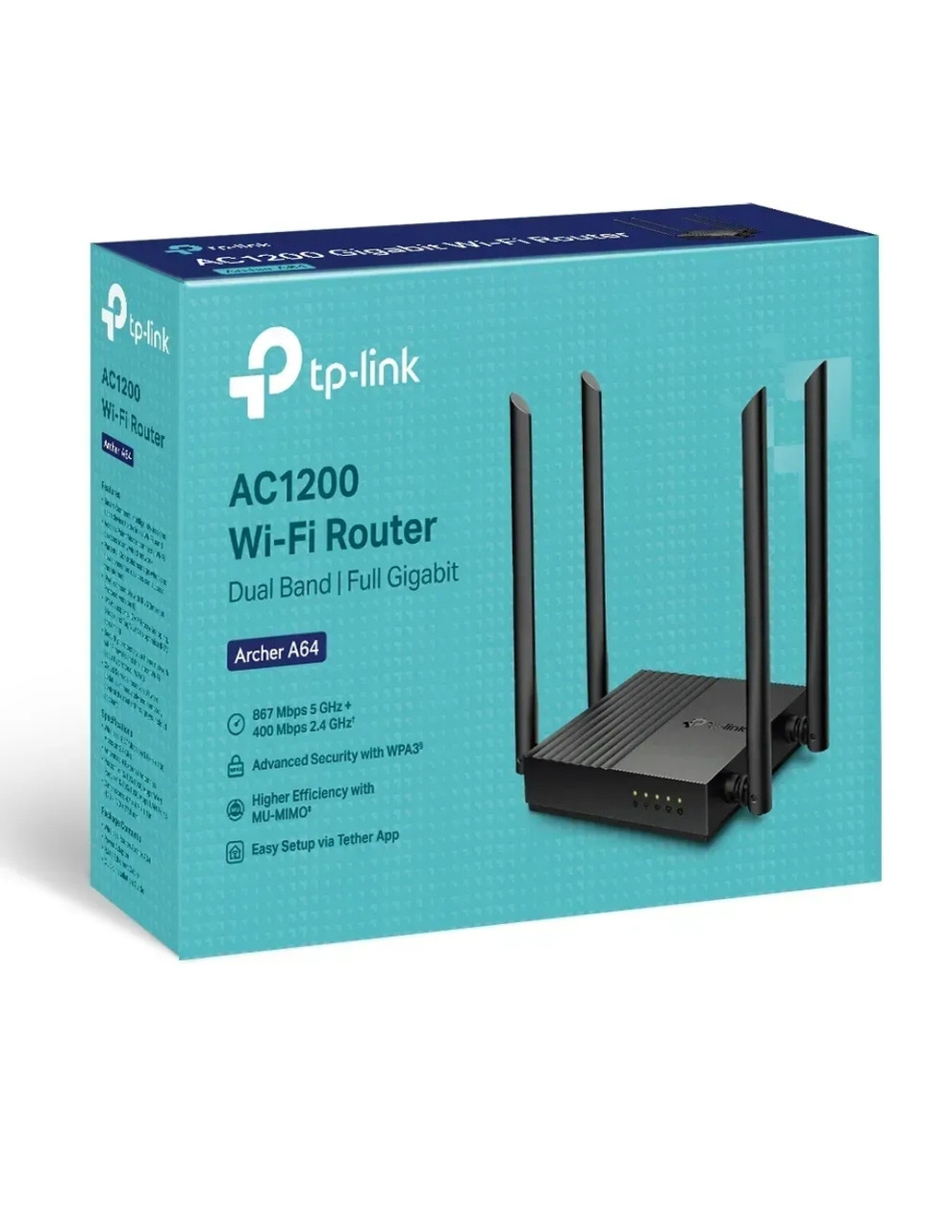 Гігабітний дводіапазонний роутер Tp-link Archer A64