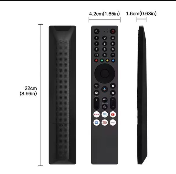 Голосовий пульт дистанційного керування TCL RC833A FMB1 Voice Remote (Bluetooth) RC833A фото