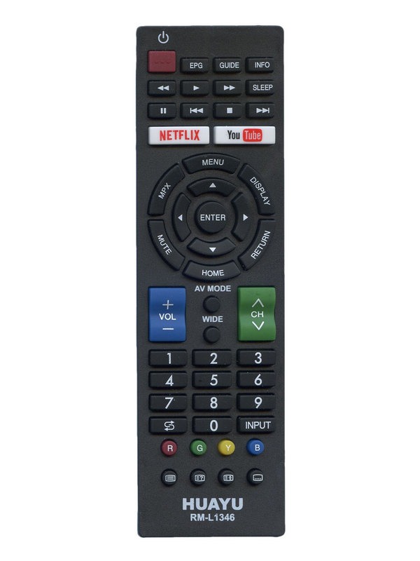 Універсальний пульт Sharp RM-L1346 з кнопкою Netflix